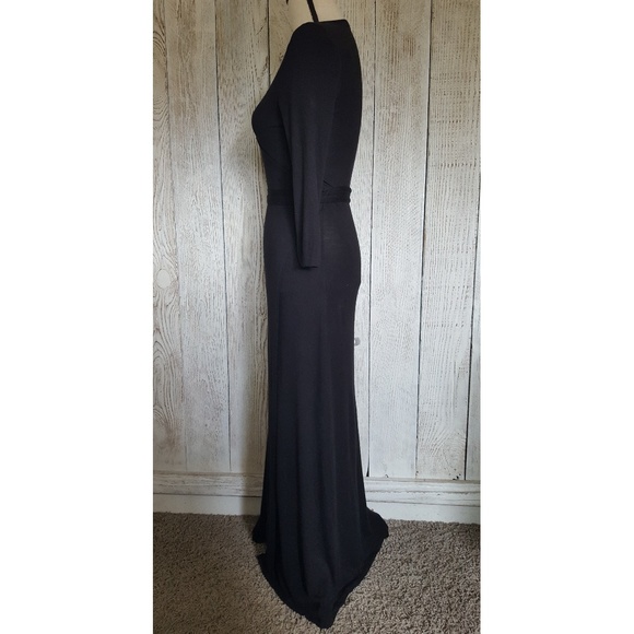 SOLD* 🖤Forever 21 Black Wrap Maxi Dress  | Small - Picture 7 of 8